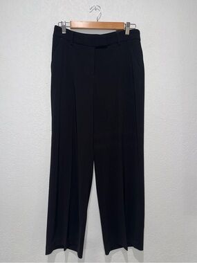 EXPRESS Women's Black Tailored Wide-Leg Pants